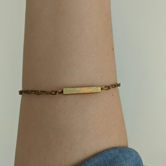 Nisolo Jewelry - Nisolo Brass Bar Bracelet